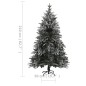 vidaXL Albero di Natale Artificiale con LED e Neve 210 cm in PVC e PE vidaXL Albero di Natale Artificiale con LED e Neve 210 cm in PVC e PE