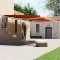 Tenda Retrattile Manuale Autoportante 600x300cm Arancio Marrone Tenda Retrattile Manuale Autoportante 600x300cm Arancio Marrone