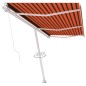 Tenda Retrattile Manuale Autoportante 600x300cm Arancio Marrone Tenda Retrattile Manuale Autoportante 600x300cm Arancio Marrone