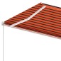 Tenda Retrattile Manuale Autoportante 600x300cm Arancio Marrone Tenda Retrattile Manuale Autoportante 600x300cm Arancio Marrone