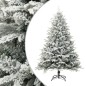vidaXL Albero Natale Artificiale con LED Palline e Neve 150cm PVC e PE vidaXL Albero Natale Artificiale con LED Palline e Neve 150cm PVC e PE