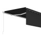 Tenda da Sole Retrattile Manuale con Parasole 4x3 m Antracite Tenda da Sole Retrattile Manuale con Parasole 4x3 m Antracite