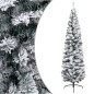 vidaXL Set Albero Natale Artificiale Sottile LED e Palline Verde 240cm vidaXL Set Albero Natale Artificiale Sottile LED e Palline Verde 240cm
