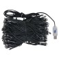 vidaXL Ghirlanda di Natale con LED e Palline Verde 10 m PVC