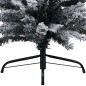 vidaXL Albero di Natale Artificiale Sottile con LED e Neve Verde 120cm vidaXL Albero di Natale Artificiale Sottile con LED e Neve Verde 120cm