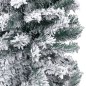vidaXL Set Albero di Natale Sottile con Luci LED e Palline Verde 210cm vidaXL Set Albero di Natale Sottile con Luci LED e Palline Verde 210cm