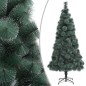 vidaXL Albero Natale Artificiale con LED Palline Verde 120 cm PVC e PE vidaXL Albero Natale Artificiale con LED Palline Verde 120 cm PVC e PE