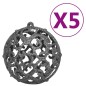 vidaXL Albero Natale Artificiale con LED Palline Verde 120 cm PVC e PE vidaXL Albero Natale Artificiale con LED Palline Verde 120 cm PVC e PE