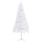 vidaXL Albero Natale per Angolo con LED e Palline Bianco 150 cm PVC vidaXL Albero Natale per Angolo con LED e Palline Bianco 150 cm PVC