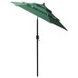 vidaXL Ombrellone a 3 Livelli con Palo in Alluminio Verde 2 m vidaXL Ombrellone a 3 Livelli con Palo in Alluminio Verde 2 m