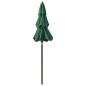 vidaXL Ombrellone a 3 Livelli con Palo in Alluminio Verde 2 m vidaXL Ombrellone a 3 Livelli con Palo in Alluminio Verde 2 m