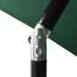 vidaXL Ombrellone a 3 Livelli con Palo in Alluminio Verde 2 m vidaXL Ombrellone a 3 Livelli con Palo in Alluminio Verde 2 m