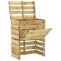 vidaXL Compostiere da Giardino Doghe 2 pz 80x50x100 cm Pino Impregnato vidaXL Compostiere da Giardino Doghe 2 pz 80x50x100 cm Pino Impregnato