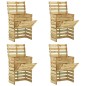 vidaXL Compostiere da Giardino Doghe 4 pz 80x50x100 cm Pino Impregnato vidaXL Compostiere da Giardino Doghe 4 pz 80x50x100 cm Pino Impregnato