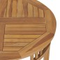 vidaXL Set da Pranzo da Giardino 3 pz in Legno Massello di Teak vidaXL Set da Pranzo da Giardino 3 pz in Legno Massello di Teak