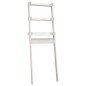 vidaXL Rastrelliera da Bagno Bianca 63,5x32x179 cm Legno Massello Pino vidaXL Rastrelliera da Bagno Bianca 63,5x32x179 cm Legno Massello Pino
