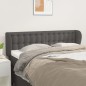 Testiera ad Orecchio Grigio 147x23x78/88 cm in Similpelle Testiera ad Orecchio Grigio 147x23x78/88 cm in Similpelle