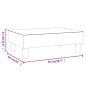 vidaXL Divano Letto a 2 Posti con 2 Cuscini e Pouf Blu in Velluto vidaXL Divano Letto a 2 Posti con 2 Cuscini e Pouf Blu in Velluto