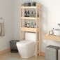 vidaXL Rastrelliera da Bagno 63x26x171 cm in Legno Massello di Pino vidaXL Rastrelliera da Bagno 63x26x171 cm in Legno Massello di Pino