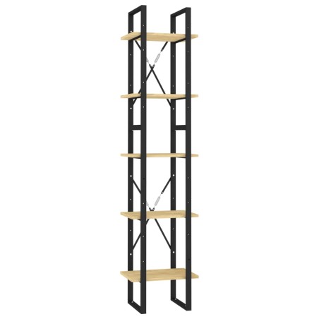 vidaXL Libreria a 5 Ripiani 40x30x175 cm in Legno di Pino