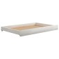vidaXL Divano Letto con Cassetti 90x200 cm Bianco in Massello di Pino vidaXL Divano Letto con Cassetti 90x200 cm Bianco in Massello di Pino