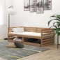 vidaXL Divano Letto con Cassetti 90x200 cm Miele in Legno di Pino vidaXL Divano Letto con Cassetti 90x200 cm Miele in Legno di Pino