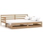 vidaXL Dormeuse Estraibile 2x(90x200) cm Miele in Massello di Pino vidaXL Dormeuse Estraibile 2x(90x200) cm Miele in Massello di Pino