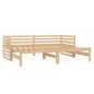 vidaXL Dormeuse Estraibile 2x(90x200) cm in Legno Massello di Pino vidaXL Dormeuse Estraibile 2x(90x200) cm in Legno Massello di Pino