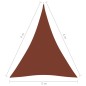 Parasole a Vela Oxford Triangolare 3x4x4 m Terracotta Parasole a Vela Oxford Triangolare 3x4x4 m Terracotta