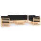 vidaXL Set Divani da Giardino 8 pz con Cuscini Legno Massello di Pino vidaXL Set Divani da Giardino 8 pz con Cuscini Legno Massello di Pino