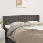 Testiera ad Orecchio Grigio 147x16x78/88 cm in Similpelle Testiera ad Orecchio Grigio 147x16x78/88 cm in Similpelle