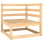vidaXL Set Divani da Giardino 7 pz con Cuscini Legno Massello di Pino vidaXL Set Divani da Giardino 7 pz con Cuscini Legno Massello di Pino