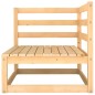 vidaXL Set Divani da Giardino 7 pz con Cuscini Legno Massello di Pino vidaXL Set Divani da Giardino 7 pz con Cuscini Legno Massello di Pino