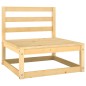 vidaXL Set Divani da Giardino 7 pz con Cuscini Legno Massello di Pino vidaXL Set Divani da Giardino 7 pz con Cuscini Legno Massello di Pino