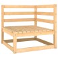 vidaXL Set Salotto Giardino 9 pz Cuscini Antracite Legno Massello Pino vidaXL Set Salotto Giardino 9 pz Cuscini Antracite Legno Massello Pino