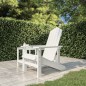vidaXL Sedia da Giardino Adirondack Bianca HDPE vidaXL Sedia da Giardino Adirondack Bianca HDPE