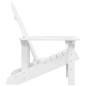 vidaXL Sedia da Giardino Adirondack Bianca HDPE vidaXL Sedia da Giardino Adirondack Bianca HDPE