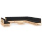 vidaXL Set Salotto Giardino 13pz Cuscini Antracite Legno Massello Pino vidaXL Set Salotto Giardino 13pz Cuscini Antracite Legno Massello Pino