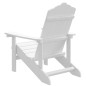 vidaXL Sedia da Giardino Adirondack Bianca HDPE vidaXL Sedia da Giardino Adirondack Bianca HDPE