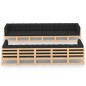 vidaXL Set Salotto Giardino 11pz Cuscini Antracite Legno Massello Pino vidaXL Set Salotto Giardino 11pz Cuscini Antracite Legno Massello Pino