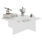 Tavolino da Salotto Bianco 79,5x79,5x30 cm in Legno Multistrato Tavolino da Salotto Bianco 79,5x79,5x30 cm in Legno Multistrato