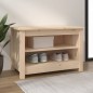 vidaXL Scarpiera 70x38x45,5 cm in Legno Massello di Pino vidaXL Scarpiera 70x38x45,5 cm in Legno Massello di Pino