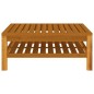 vidaXL Set Divani da Giardino 5 pz con Cuscini Crema in Legno Acacia vidaXL Set Divani da Giardino 5 pz con Cuscini Crema in Legno Acacia