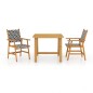 vidaXL Set Mobili da Pranzo per Giardino 3 pz Legno Massello di Acacia vidaXL Set Mobili da Pranzo per Giardino 3 pz Legno Massello di Acacia