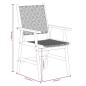vidaXL Set Mobili da Pranzo per Giardino 9 pz Legno Massello di Acacia vidaXL Set Mobili da Pranzo per Giardino 9 pz Legno Massello di Acacia