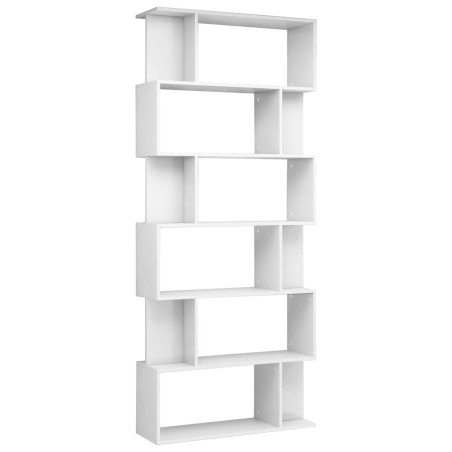 Libreria/Divisorio Bianco Lucido 80x24x192 cm