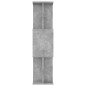 Libreria/Divisorio Grigio Calcestruzzo 80x24x96cm in Truciolato