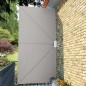 Tenda Laterale per Terrazza Pieghevole Crema 400x200 cm