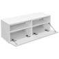 vidaXL Mobile Porta TV 2 pz in Truciolato 95x35x36 cm Bianco vidaXL Mobile Porta TV 2 pz in Truciolato 95x35x36 cm Bianco