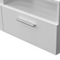 vidaXL Mobile Porta TV 2 pz in Truciolato 95x35x36 cm Bianco vidaXL Mobile Porta TV 2 pz in Truciolato 95x35x36 cm Bianco